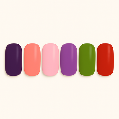 Colour Addict | Non UV Nails 6 Set Bundle Pack