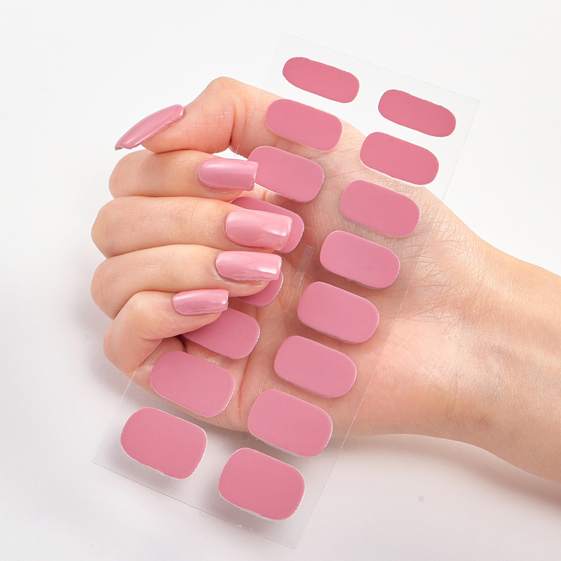 Dusky Pink | Non UV Nail Varnish Wraps