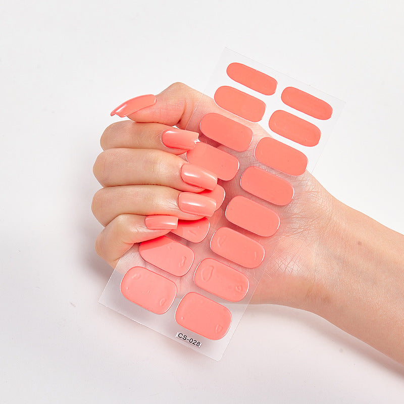Bellini Babe | Non UV Nail Varnish Wraps