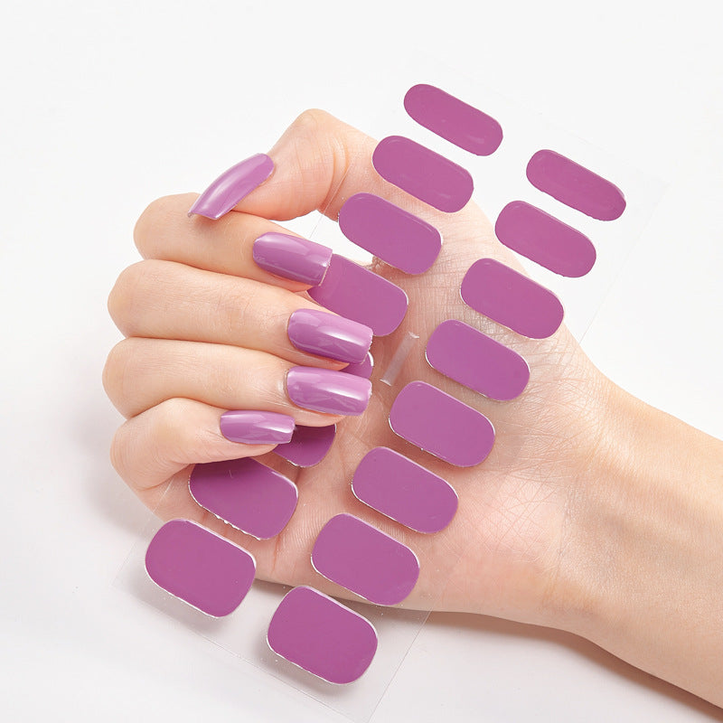 Violet Venom | Non UV Nail Varnish Wraps