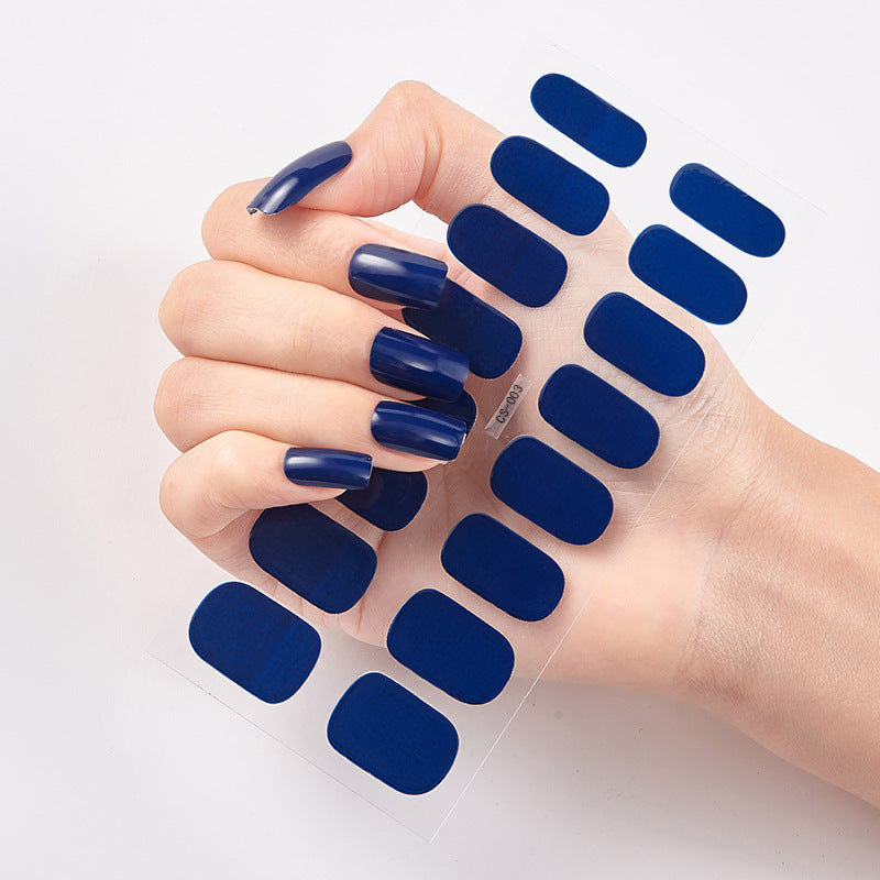 Deep End  | Non UV Nail Varnish Wraps